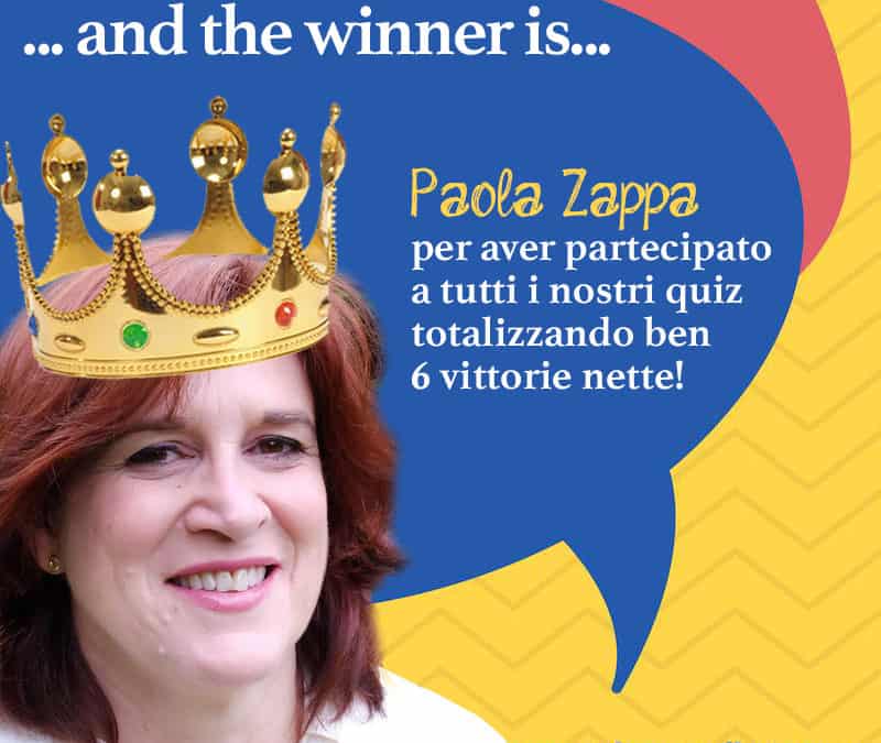 Intervista a Paola Zappa, vincitrice del nostro quiz!